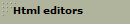 Html editors